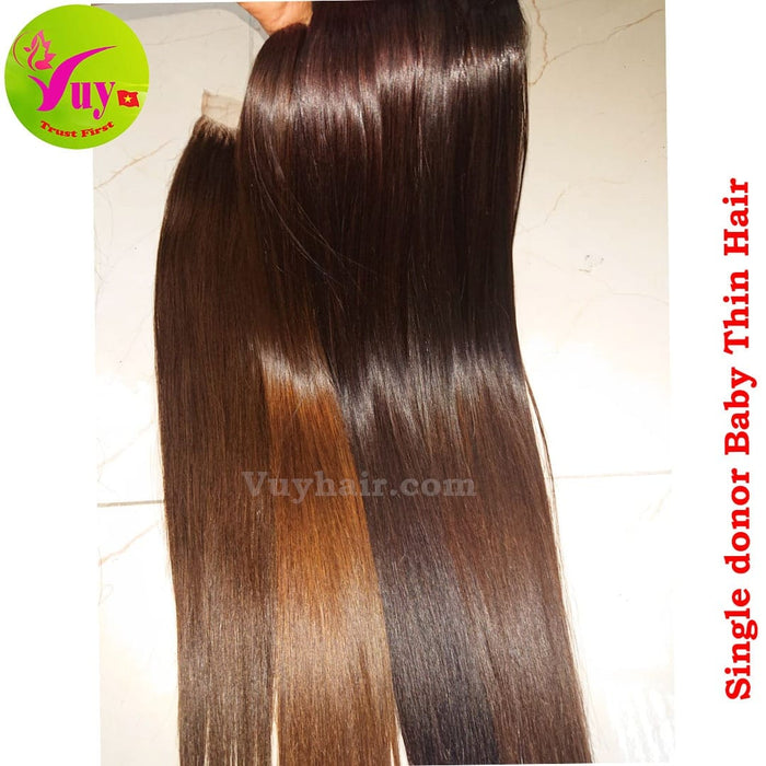 Single Donor Straight Hair Extensions With The Highest Quality