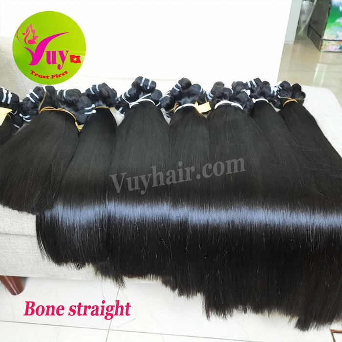 Bone Straight Hair Extensions With High Quality