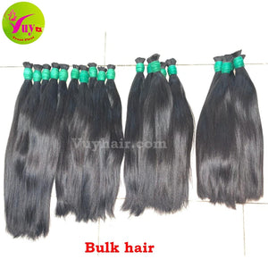 Bulk Hair Extensions Straight From Vietnamese Hair
