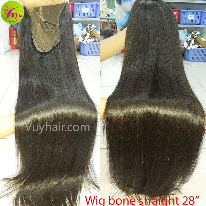 Wig Hair Bone Straight Extensions With The Highest Quality